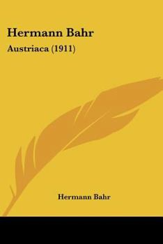 Paperback Hermann Bahr: Austriaca (1911) [German] Book