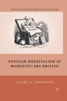 Paperback Popular Medievalism in Romantic-Era Britain Book