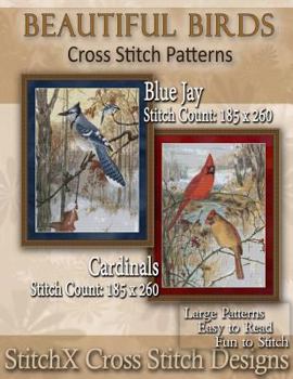 Paperback Beautiful Birds Cross Stitch Patterns Book