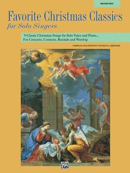 Paperback Favorite Christmas Classics for Solo Singers: Medium High Voice Book