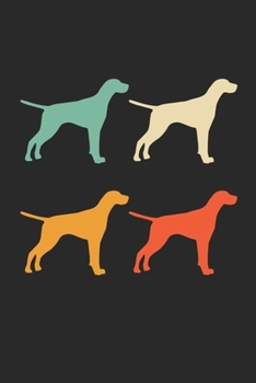 Paperback English Pointer Notebook - Retro English Pointer Journal - Vintage English Pointer Diary: Medium College-Ruled Journey Diary, 110 page, Lined, 6x9 (15 Book