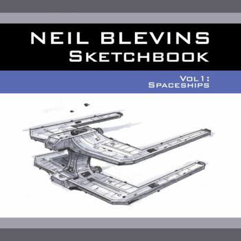 Paperback Neil Blevins Sketchbook Vol 1: Spaceships Book