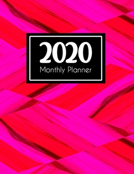 Paperback 2020 Monthly Planner: Weekly and Monthly - Jan 1, 2020 to Dec 31, 2020 - Calendar Agenda Book - January to December - Cute Appointment & Pro Book