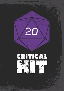 Paperback Critical Hit: Mixed Role Playing Gamer Paper (College Ruled, Graph, Hex): RPG Journal Book