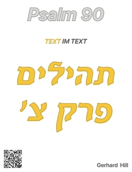 Paperback Psalm 90: Text im Text [German] Book