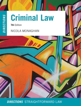 Paperback Criminal Law Directions Book