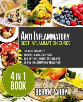 Paperback Anti Inflammatory: Best Inflammation Cures: 4 in 1 book