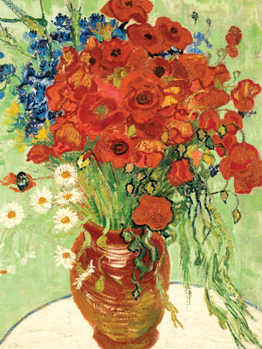 Misc. Supplies Van Gogh Daisies & Poppies 500-Piece Puzzle Book