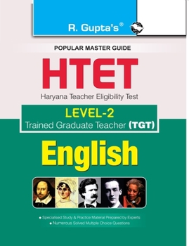 Paperback HTET (TGT) Trained Graduate Teacher (Level2) English (Class VI to VIII) Exam Guide Book