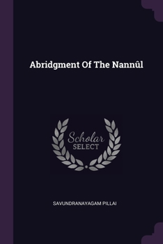 Paperback Abridgment Of The Nannûl Book