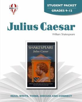 Paperback Julius Caesar - Student Packet by Novel Units Book