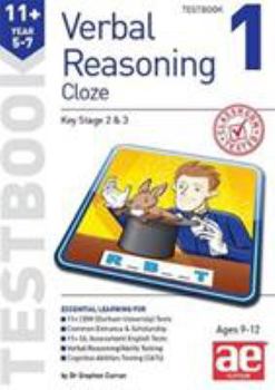 Paperback 11+ Verbal Reasoning Year 5-7 Cloze Testbook 1 Book