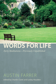 Paperback Words for Life: Forty Meditations--Previously Unpublished Book