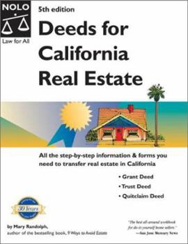 Paperback Deeds for California Real Estate (5th Edition) Book