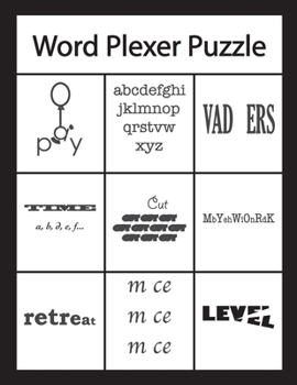 Paperback Word Plexer Puzzle: Rebus Puzzles Word or Phrase Fun and Challenge Game Book