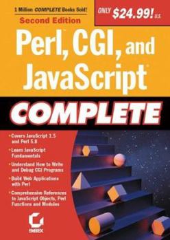 Paperback Perl, CGI, and JavaScript Complete, 2nd Edition Book