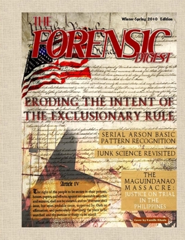 Paperback The Forensic Digest Winter-Spring 2010 Book