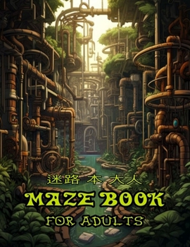 Paperback MAZE BOOK for adults &#36855;&#36335; &#26412; &#22823;&#20154; Book