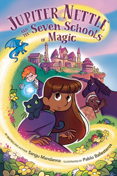Hardcover Jupiter Nettle and the Seven Schools of Magic: A Graphic Novel Book