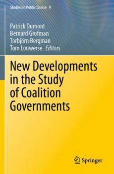 Paperback New Developments in the Study of Coalition Governments (Studies in Public Choice) Book