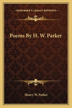 Paperback Poems By H. W. Parker Book