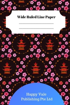 Paperback Cute Japan Theme Wide Ruled Line Paper Book