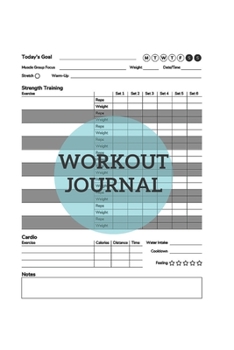 Paperback Workout Journal Book