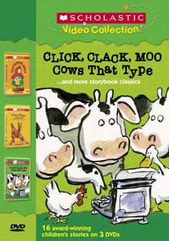 DVD Scholastic 3 Set: Click Clack Moo, Cows That Type Book