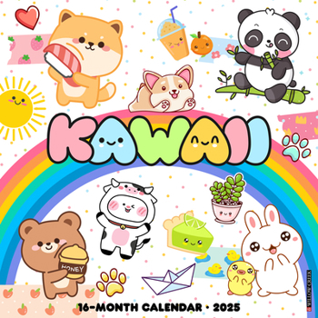 Calendar Kawaii 2025 12 X 12 Wall Calendar Book