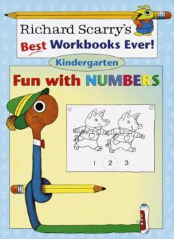 Paperback Fun with Numbers: Kindergarten (Richard Scarry Workbooks) Book