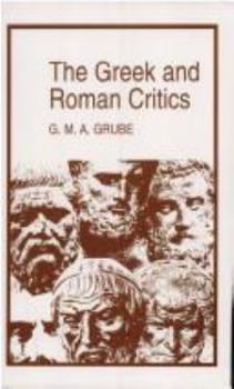 Paperback The Greek and Roman Critics Book