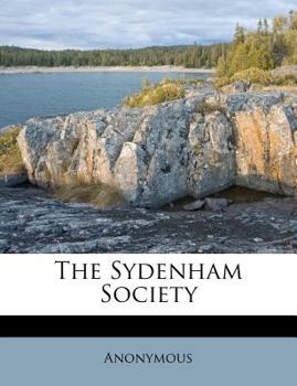 Paperback The Sydenham Society Book