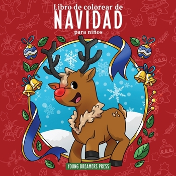 Paperback Libro de colorear de Navidad para niños: Libro de Navidad para niños de 4 a 8 años, 9 a 12 años [Spanish] Book