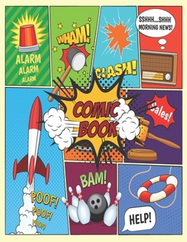 Paperback Blank Comic Book For Kids: Create Your Own Comics With This Comic Book Journal Notebook: Over 24 Pages Large Big 8.5" x 11" [Scots] Book