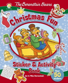 Paperback The Berenstain Bears Christmas Fun Sticker and Activity Book