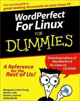 Paperback WordPerfect? for Linux? for Dummies? [With CDROM] Book