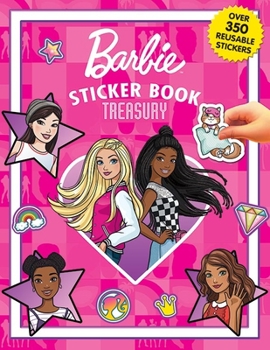 Hardcover Barbie Sticker Book Treasury Book