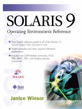 Hardcover Solaris 9 Operating Environment Reference Book