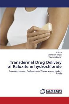 Paperback Transdermal Drug Delivery of Raloxifene hydrochloride Book