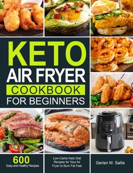 Paperback Keto Air Fryer Cookbook for Beginners Book
