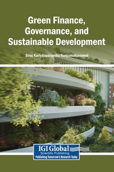 Green Finance, Governance, and Sustainable Development