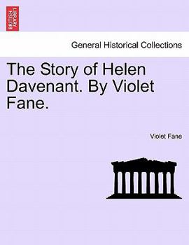 Paperback The Story of Helen Davenant. by Violet Fane. Book