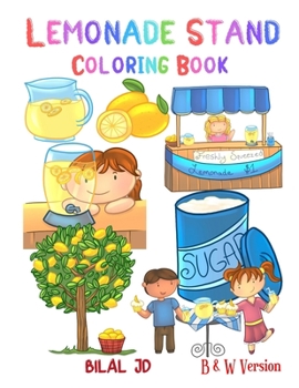 Lemonade Stand Coloring Book: Coloring Books For 8 Years Old