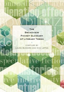 Paperback The Broadview Pocket Glossary of Literary Terms Book