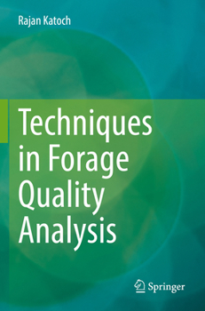 Paperback Techniques in Forage Quality Analysis Book