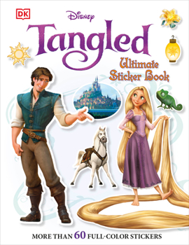 Paperback Ultimate Sticker Book: Tangled: More Than 60 Reusable Full-Color Stickers Book