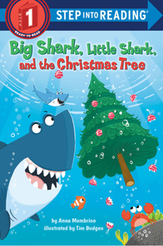 Library Binding Big Shark, Little Shark and the Christmas Tree Book