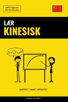 Paperback Lær Kinesisk - Hurtigt / Nemt / Effektivt: 2000 Nøgleord [Danish] Book