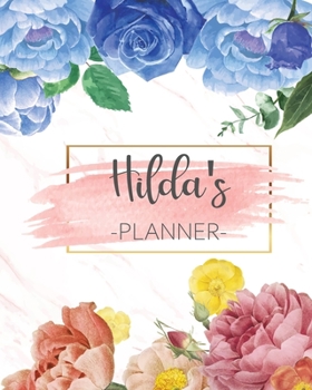 Hilda's Planner: Monthly Planner 3 Years January - December 2020-2022 | Monthly View | Calendar Views Floral Cover - Sunday start