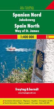 Map Spain North - Way of St. James, road map 1:400,000 Book